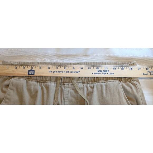 Ring Of Fire Tan Twill Moto Joggers Unisex Size XL Pull-on Trippin Graphic - Picture 5 of 9